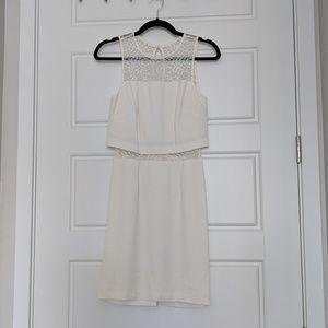 Aidan by Aidan Mattox White Sheath Dress